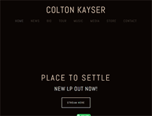 Tablet Screenshot of coltonkayser.com